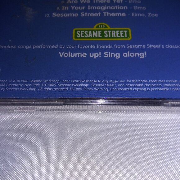 Sesame Street E is for Elmo Children's Music CD 2018 New - Picture 3 of 3